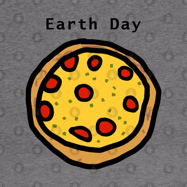 Earth Day Pizza by ellenhenryart